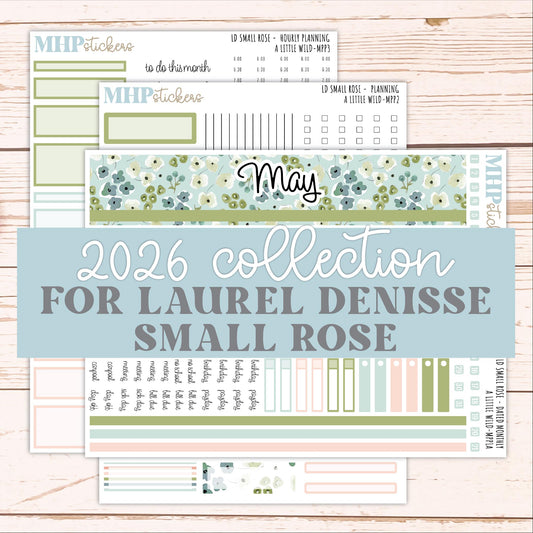 MAY 2026 Stickers for The Small Rose Laurel Denise Planner. "A Little Wild" || MPP