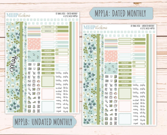 MAY 2026 Stickers for The Small Rose Laurel Denise Planner. "A Little Wild" || MPP
