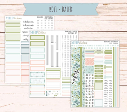 MAY 2026 Stickers for The Small Rose Laurel Denise Planner. "A Little Wild" || MPP