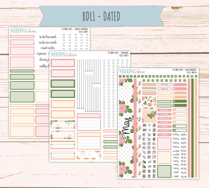 MAY 2026 Stickers for The Small Rose Laurel Denise Planner. "Roses" || MPP