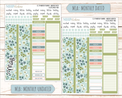 MAY Monthly Kit for 7x9 Erin Condren Planners. 2026 Collection "A Little Wild" || ECM