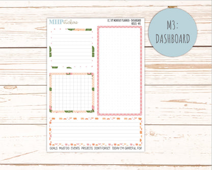 MAY Monthly Kit for 7x9 Erin Condren Planners. 2026 Collection "Roses" || ECM
