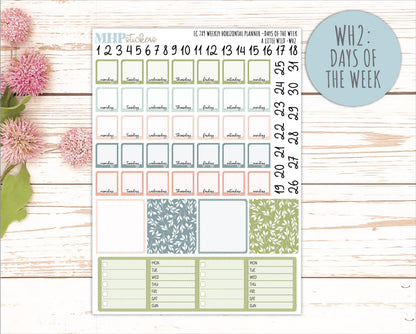 MAY Weekly Horizontal Planning Kit for 7x9 Erin Condren Planners. 2026 Collection "A Little Wild" || ECWH