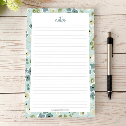 Lined Tear-Off Notepads. Personalized Notepad. "A Little Wild"