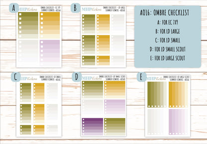 Basic Labels & Habit Trackers. ADD-Ons for Monthly Kits "Summer Flowers" || AOBL