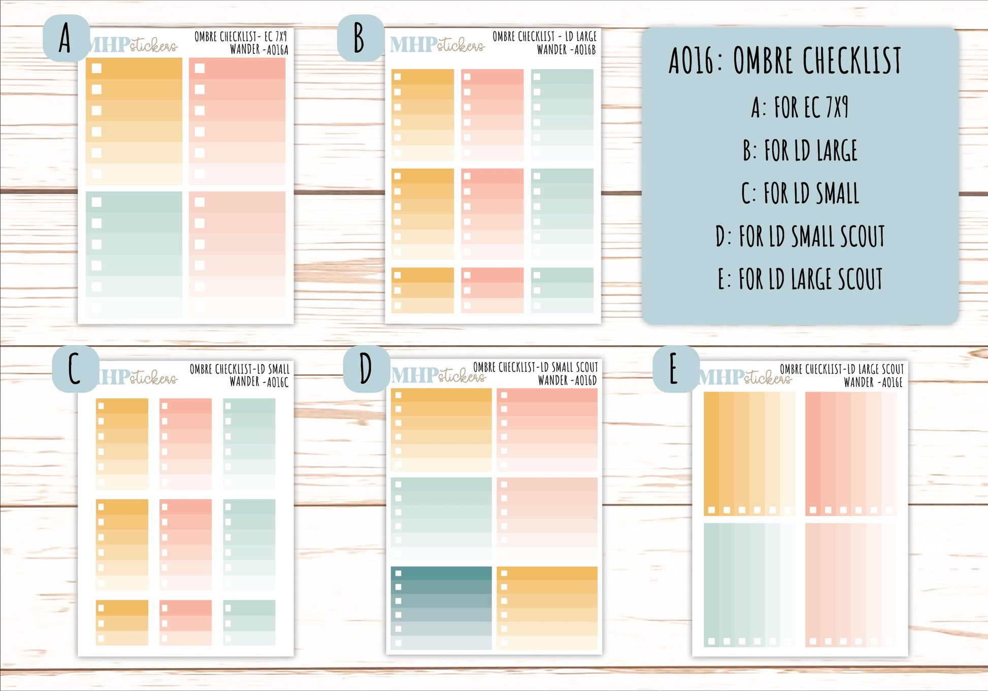 Basic Labels & Habit Trackers. ADD-Ons for Monthly Kits "Wander" || AOBL