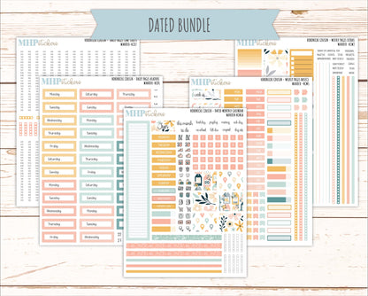 JUNE 2026 Stickers for Hobonichi Cousin. A5 Planners "Wander" || HC