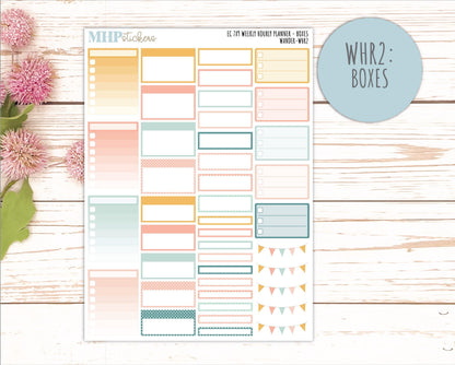 JUNE Weekly Hourly Planning Kits for 7x9 Erin Condren Planners. 2026 Collection "Wander" || ECWHR