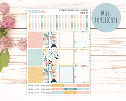 JUNE Weekly Horizontal Planning Kit for 7x9 Erin Condren Planners. 2026 Collection "Wander" || ECWH