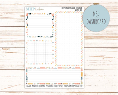 JUNE Monthly Kit for 7x9 Erin Condren Planners. 2026 Collection "Wander" || ECM