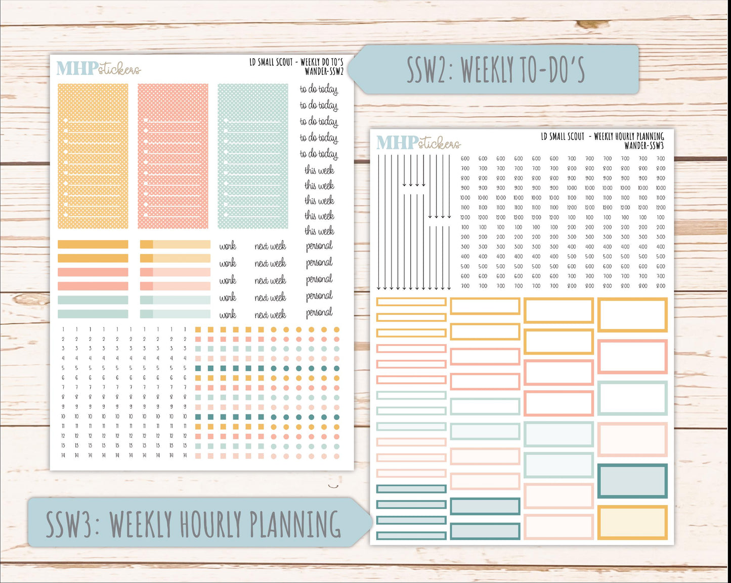 JUNE 2026 Stickers for the Small Scout Planner. For Laurel Denise Planners. "Wander" ||SS