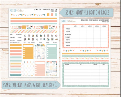 JUNE 2026 Stickers for the Small Scout Planner. For Laurel Denise Planners. "Wander" ||SS