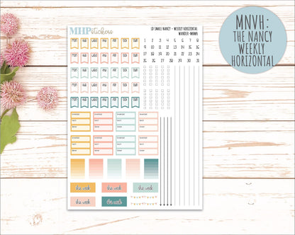 JUNE 2026 Stickers for Small Nancy & Anne Laurel Denise Planners "Wander" || MN