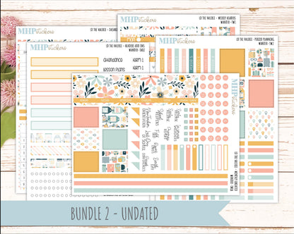 JUNE Stickers for The Valerie Laurel Denise Planner "Wander" || TC