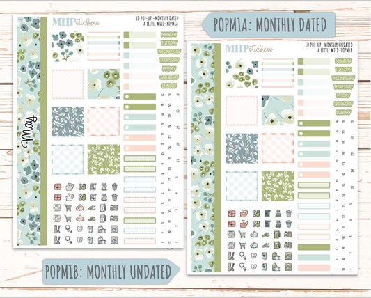 MAY 2026 Stickers for The Jo, Laurel Denise Planner (Formerly Pop-Up Planner) "A Little Wild" || POP