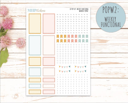 JUNE 2026 Stickers for The Jo, Laurel Denise Planner "Wander" || POP