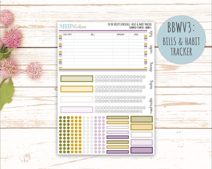 JUNE 2026 Stickers for the Mae & Kristy Laurel Denise Planners "Summer Flowers" || BB