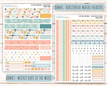 JUNE 2026 Stickers for the Mae & Kristy Laurel Denise Planners "Wander" || BB