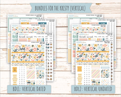 JUNE 2026 Stickers for the Mae & Kristy Laurel Denise Planners "Wander" || BB
