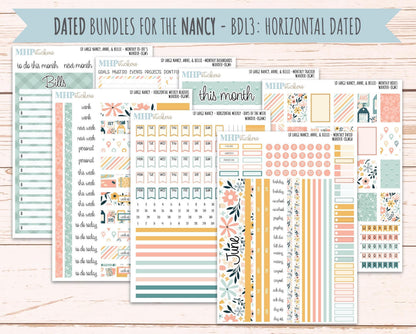 JUNE 2026 Stickers for Large Nancy, Anne, & Billie Planners. Laurel Denise Planners. "Wander" || OG