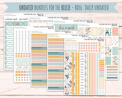 JUNE 2026 Stickers for Large Nancy, Anne, & Billie Planners. Laurel Denise Planners. "Wander" || OG