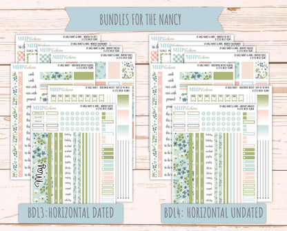 MAY 2026 Stickers for Large Nancy & Anne Planners for Laurel Denise Planners. "A LIttle Wild" || OG