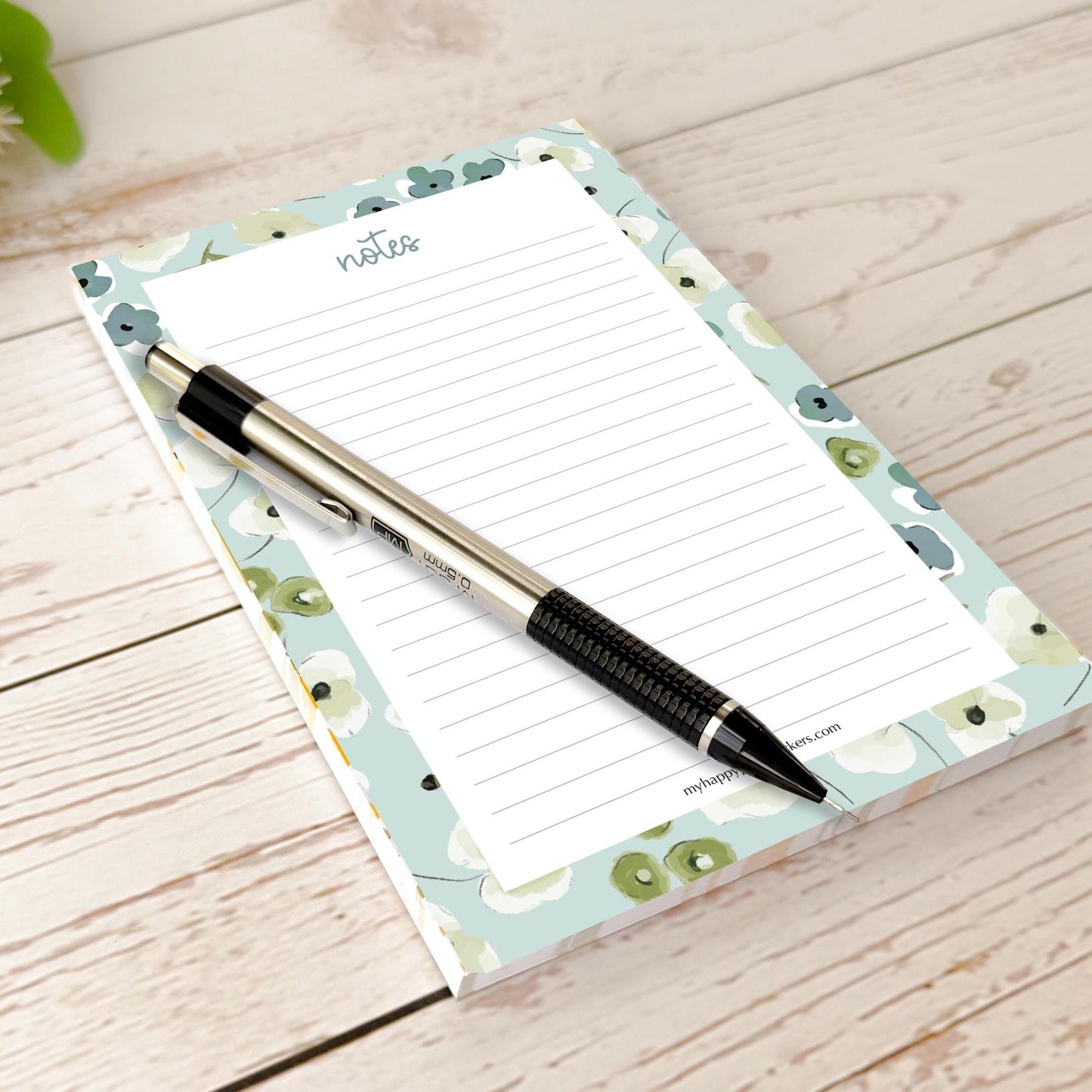 Lined Tear-Off Notepads. Personalized Notepad. "A Little Wild"