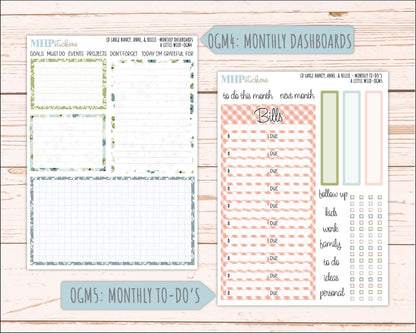 MAY 2026 Stickers for Large Nancy & Anne Planners for Laurel Denise Planners. "A LIttle Wild" || OG