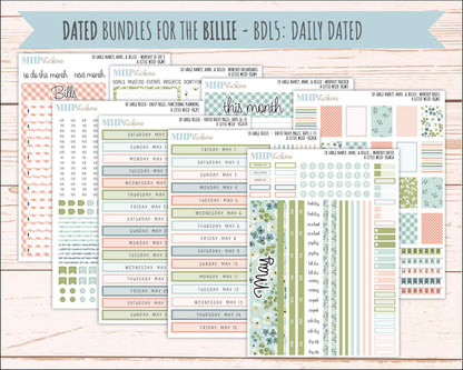 MAY 2026 Stickers for Large Nancy & Anne Planners for Laurel Denise Planners. "A LIttle Wild" || OG