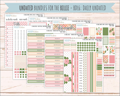 MAY 2026 Stickers for Large Nancy & Anne Planners for Laurel Denise Planners. "Roses" || OG