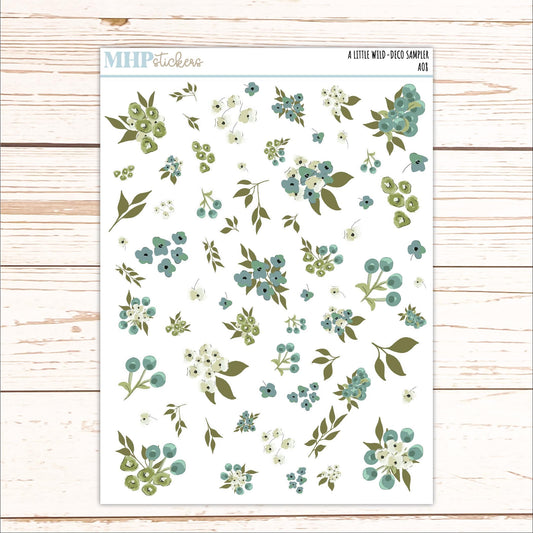 Decorative Planner Stickers "A Little Wild" || AO8