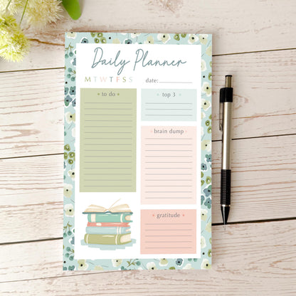 Daily Planner Tear-Off Notepads. Personalized Notepad. "A Little Wild" || NPD