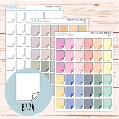 Page Doodle Planner Stickers. EC Color Way || B324