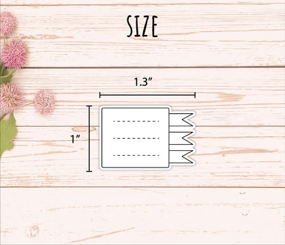 Note Doodle Planner Stickers. EC Color Way || B341