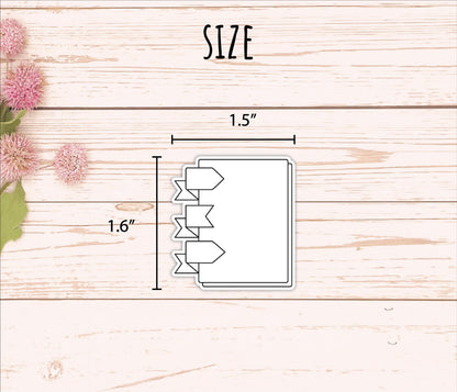 Notes Doodle Planner Stickers. EC Color Way || B340