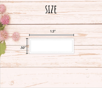 1 Hour Labels for EC Planners. EC Color Way || B343