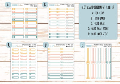 Basic Labels & Habit Trackers. ADD-Ons for Monthly Kits "Wander" || AOBL