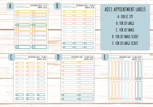Basic Labels & Habit Trackers. ADD-Ons for Monthly Kits "Wander" || AOBL
