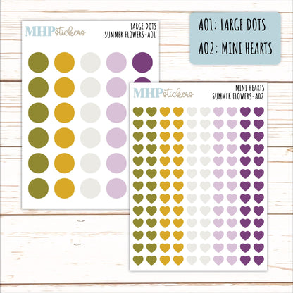 ADD-On's for Monthly Kits "Summer Flowers" || AO