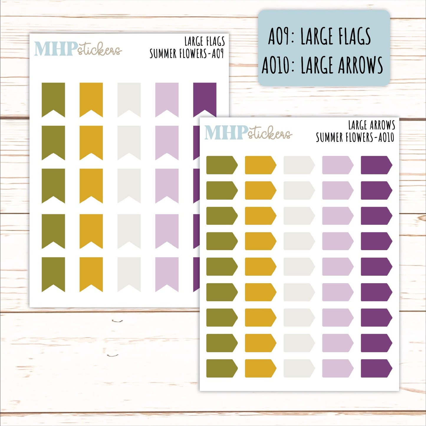 ADD-On's for Monthly Kits "Summer Flowers" || AO