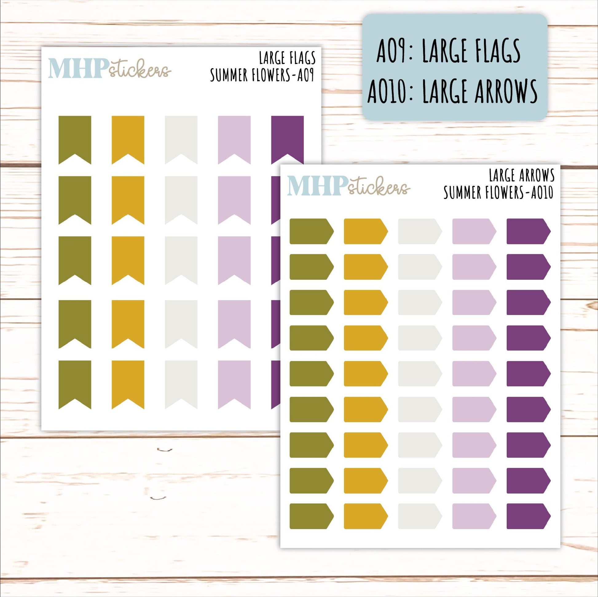 ADD-On's for Monthly Kits "Summer Flowers" || AO