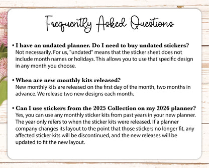 JUNE 2026 Stickers for Hobonichi Cousin. A5 Planners "Wander" || HC