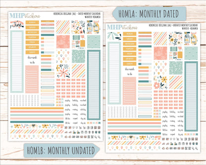 JUNE 2026 Stickers for Hobonichi Techo Original. A6 Planners "Wander" || HO