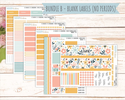 JUNE Stickers for EC Teacher Lesson Planner - Horizontal Layout. 2026 Collection "Wander" || ECTH