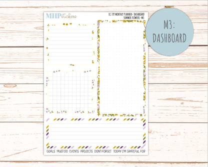 JUNE Monthly Kit for 7x9 Erin Condren Planners. 2026 Collection "Summer Flowers" || ECM
