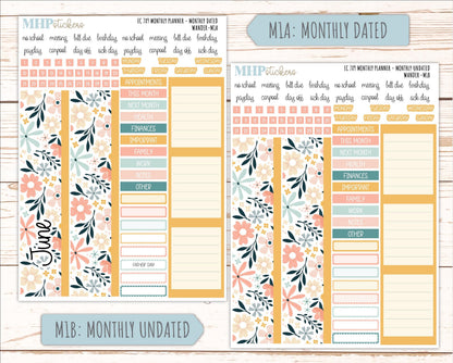 JUNE Monthly Kit for 7x9 Erin Condren Planners. 2026 Collection "Wander" || ECM