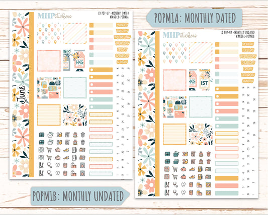 JUNE 2026 Stickers for The Jo, Laurel Denise Planner "Wander" || POP