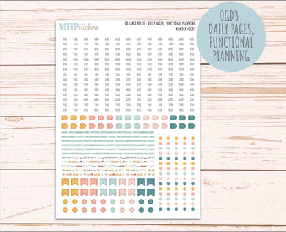 JUNE 2026 Stickers for Large Nancy, Anne, & Billie Planners. Laurel Denise Planners. "Wander" || OG