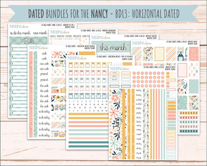 JUNE 2026 Stickers for Large Nancy, Anne, & Billie Planners. Laurel Denise Planners. "Wander" || OG