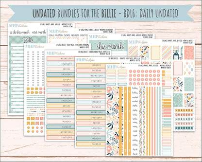 JUNE 2026 Stickers for Large Nancy, Anne, & Billie Planners. Laurel Denise Planners. "Wander" || OG